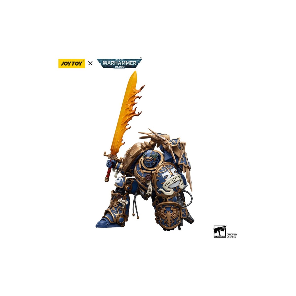JoyToy - Marines Espaciales - Ultramarines - Primarca Roboute Guilliman 1/18 - Warhammer 40K