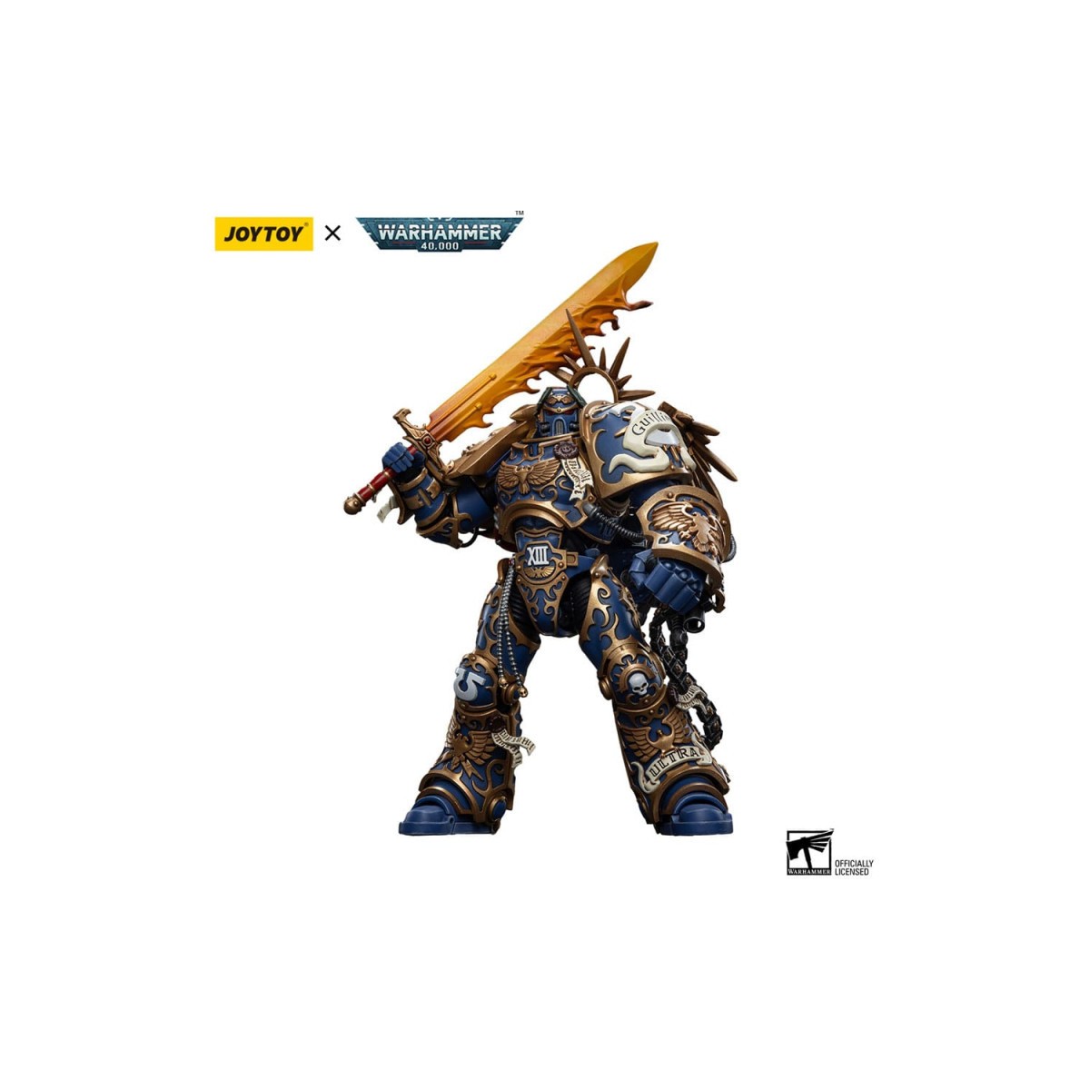 JoyToy - Marines Espaciales - Ultramarines - Primarca Roboute Guilliman 1/18 - Warhammer 40K