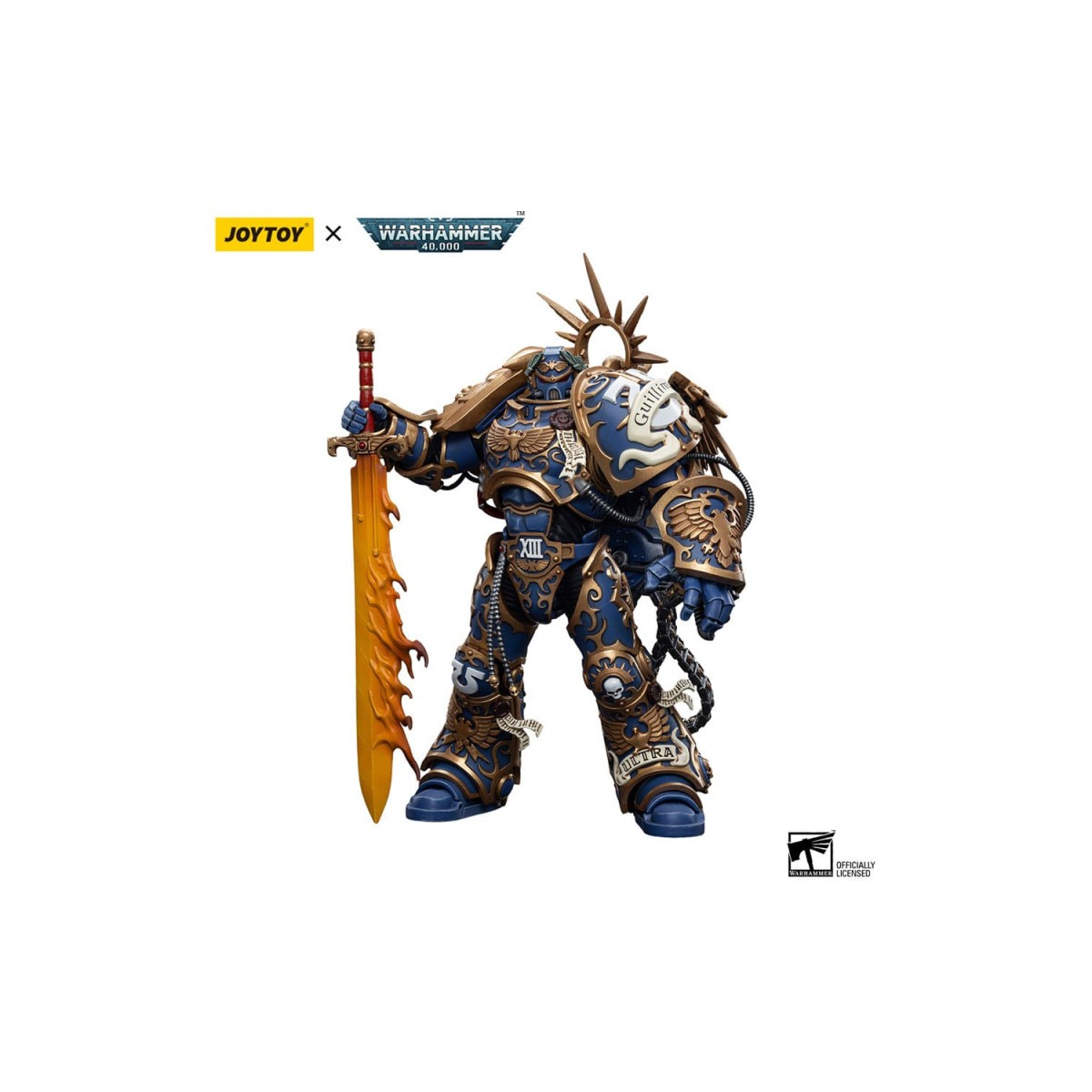 JoyToy - Marines Espaciales - Ultramarines - Primarca Roboute Guilliman 1/18 - Warhammer 40K