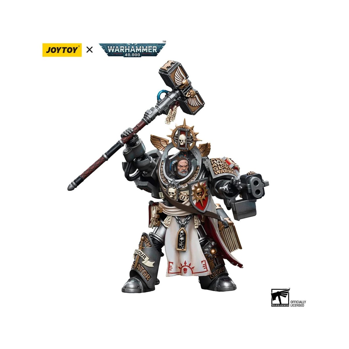 JoyToy Marines Espaciales - Caballeros Grises - Gran Maestro Voldus 1/18 - Warhammer 40K