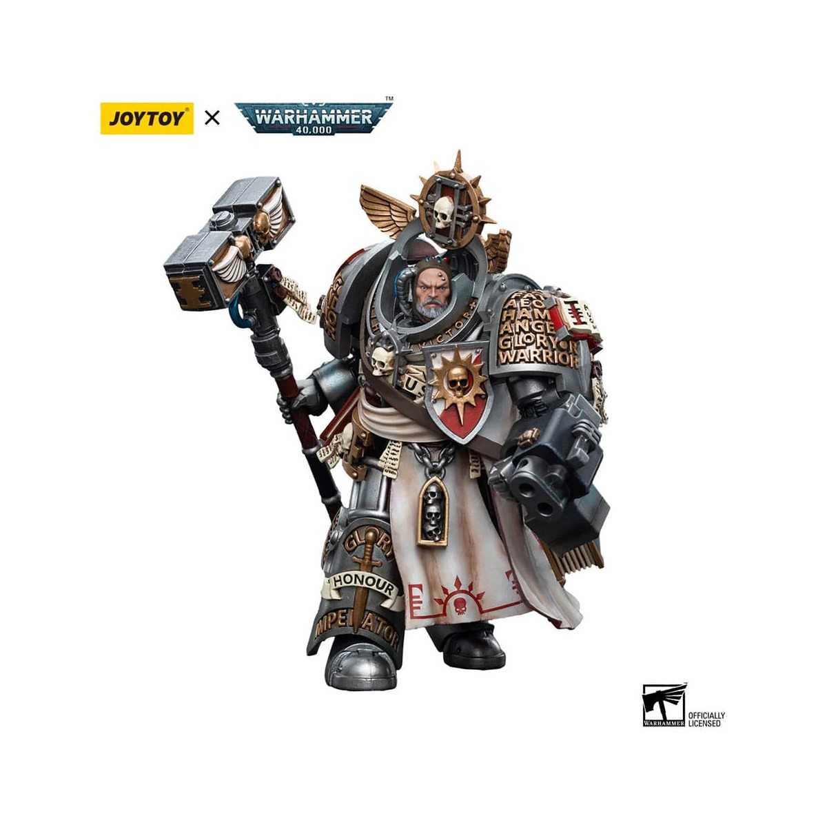 JoyToy Marines Espaciales - Caballeros Grises - Gran Maestro Voldus 1/18 - Warhammer 40K