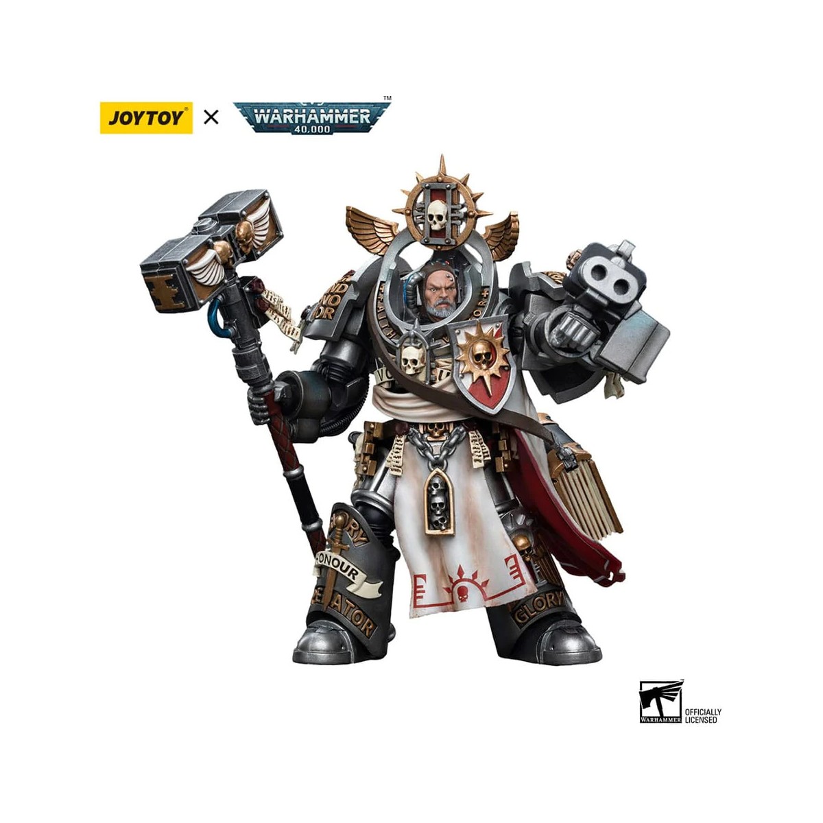 JoyToy Marines Espaciales - Caballeros Grises - Gran Maestro Voldus 1/18 - Warhammer 40K
