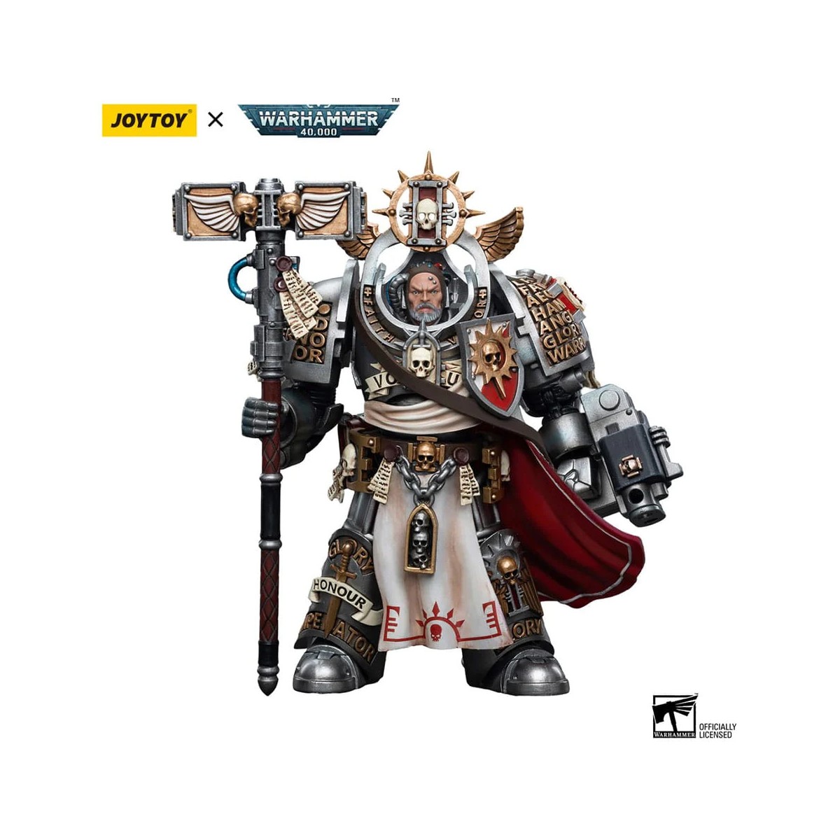 JoyToy Marines Espaciales - Caballeros Grises - Gran Maestro Voldus 1/18 - Warhammer 40K