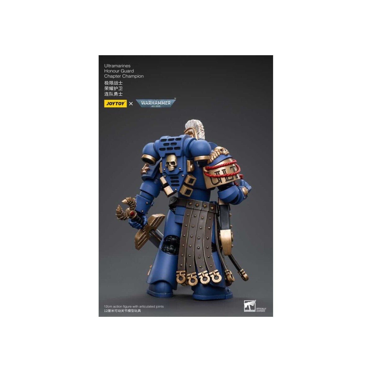 JoyToy - Marines Espaciales - Ultramarines - Guardia de Honor Capítulo Campeón 1/18 - Warhammer 40K