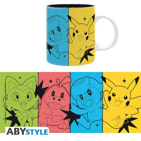 ABYstyle POKEMON - Taza - 320 ml - Escarlata y Morado Starters