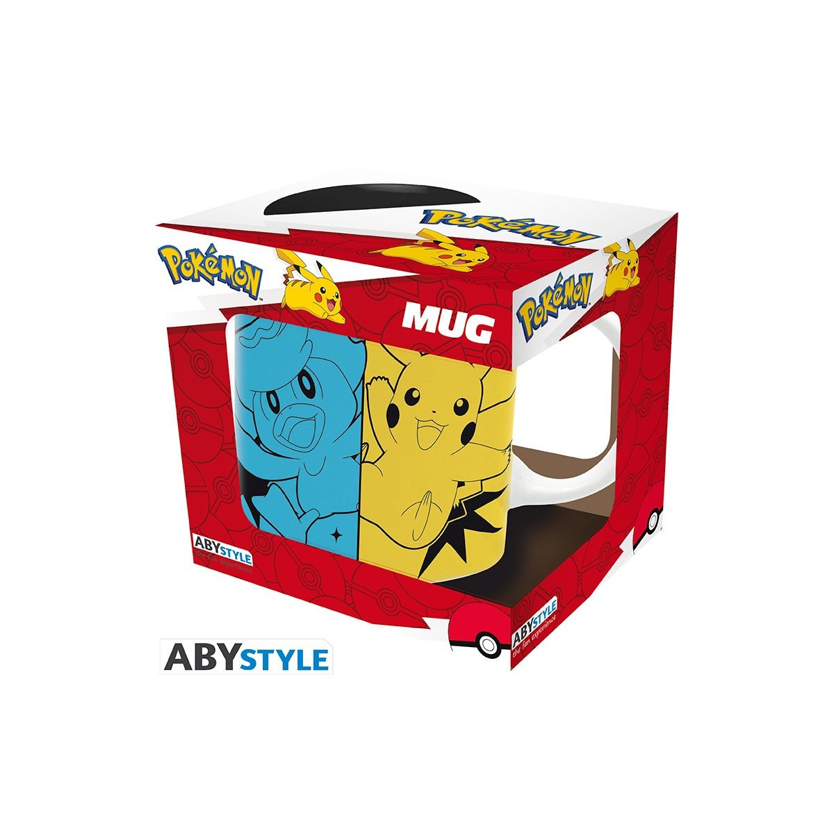 ABYstyle POKEMON - Taza - 320 ml - Escarlata y Morado Starters