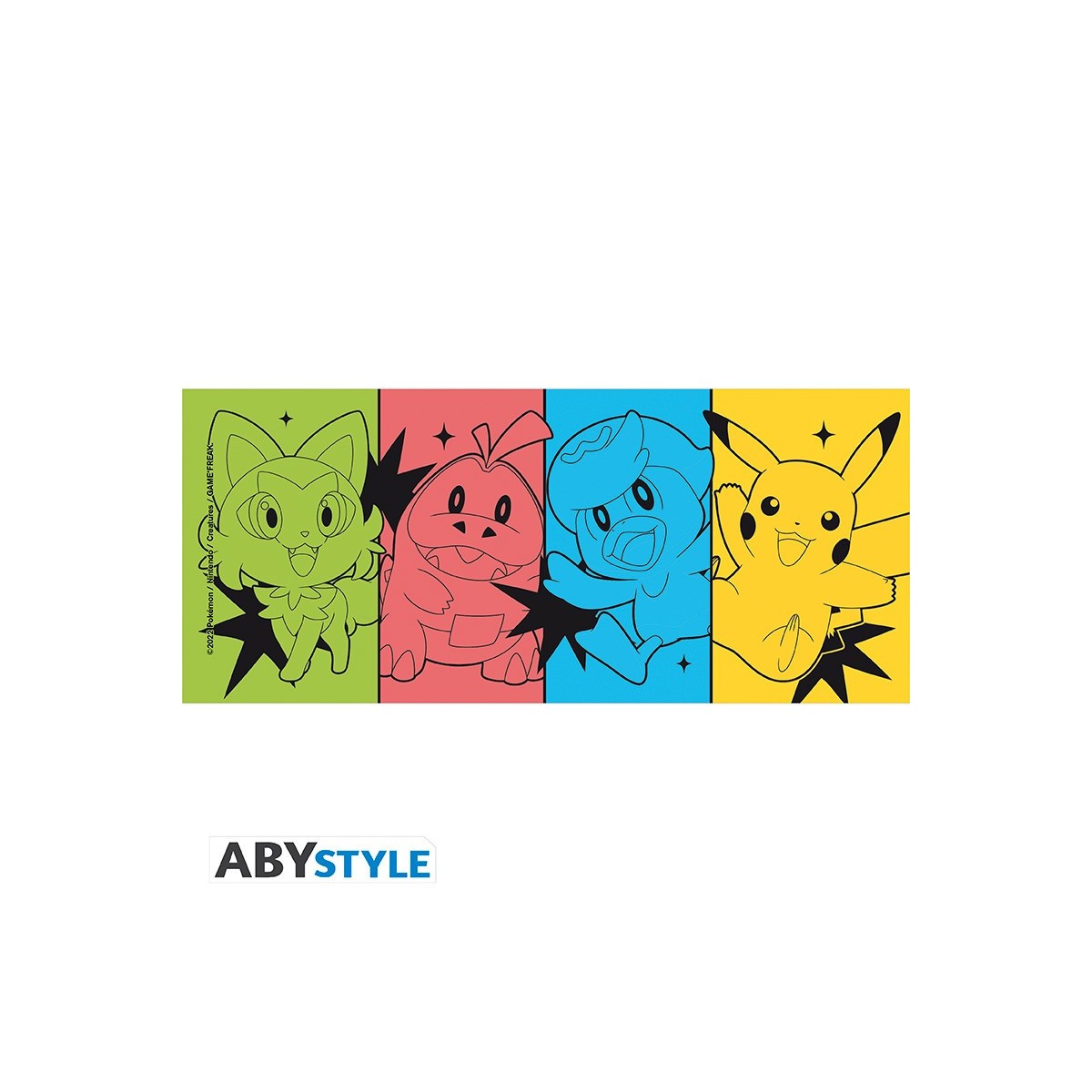 ABYstyle POKEMON - Taza - 320 ml - Escarlata y Morado Starters