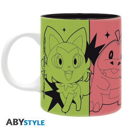 ABYstyle POKEMON - Taza - 320 ml - Escarlata y Morado Starters