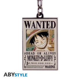 ABYstyle ONE PIECE - Llavero Wanted Luffy