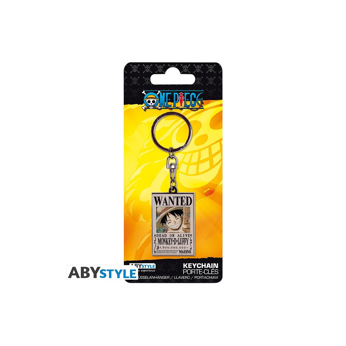 ABYstyle ONE PIECE - Llavero Wanted Luffy