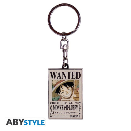 ABYstyle ONE PIECE - Llavero Wanted Luffy