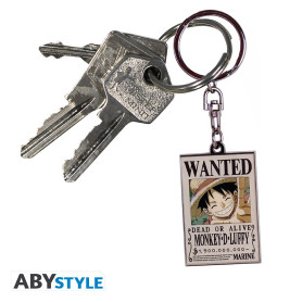 ABYstyle ONE PIECE - Llavero Wanted Luffy