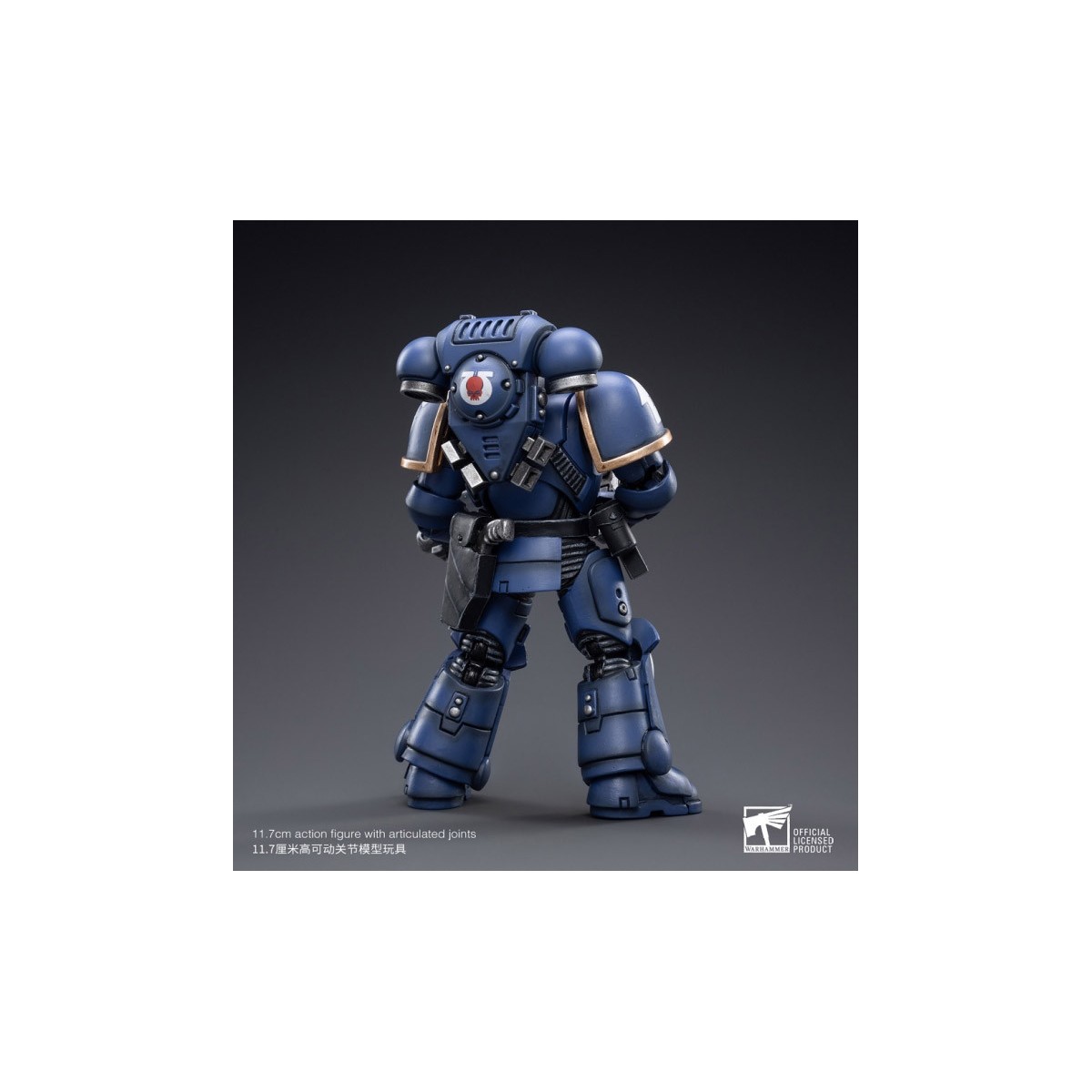 JoyToy - Marines Espaciales - Ultramarines - Héroes del Capítulo Hermano Veterano Sargento Castor 1/18 - Warhammer 40K