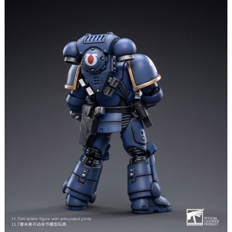 JoyToy - Marines Espaciales - Ultramarines - Héroes del Capítulo Hermano Veterano Sargento Castor 1/18 - Warhammer 40K