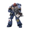 JoyToy - Marines Espaciales - Ultramarines - Héroes del Capítulo Hermano Veterano Sargento Castor 1/18 - Warhammer 40K