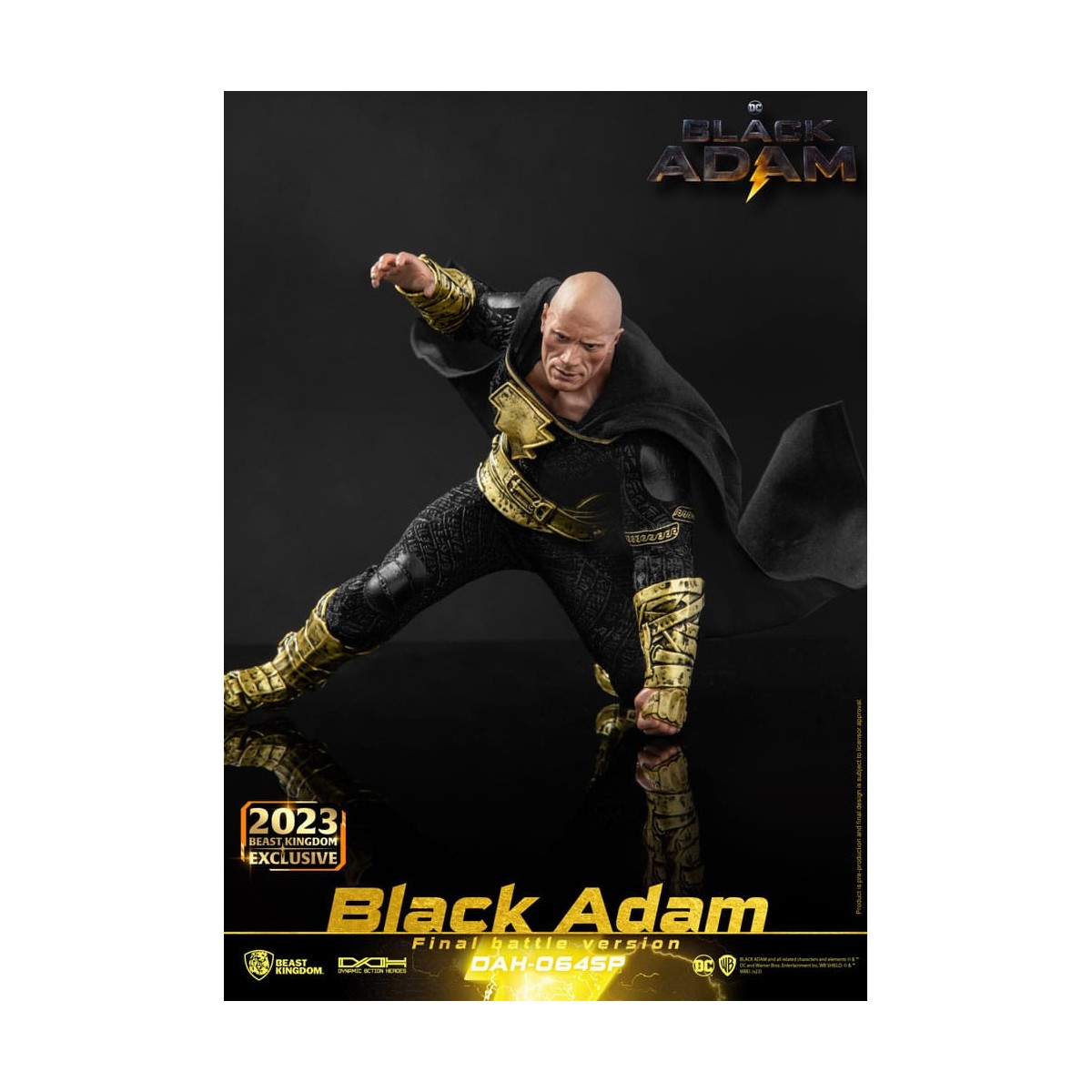 Beast Kingdom - Black Adam Final Battle Version - Black Adam - figura de acción 1/9 Dynamic Action Heroes