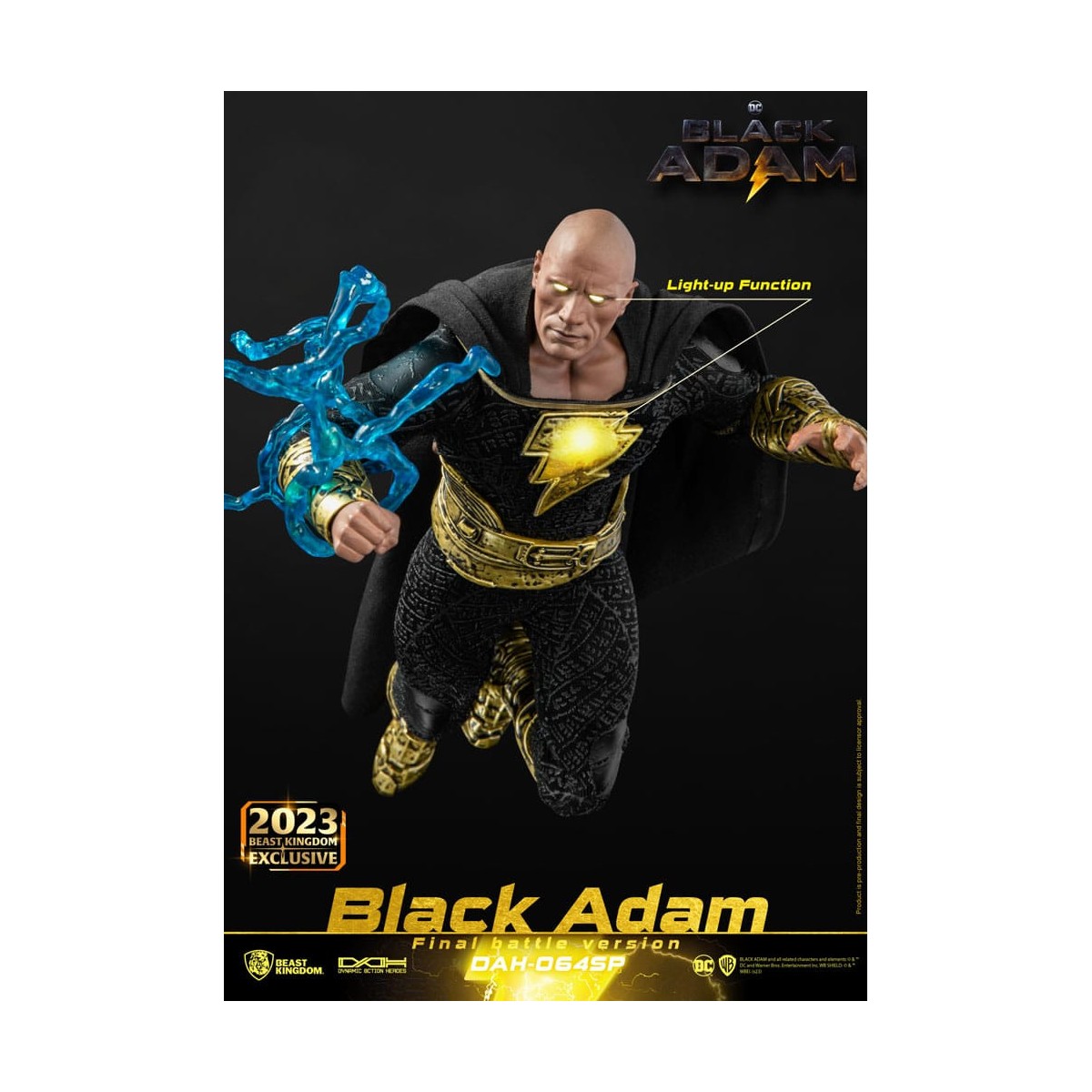 Beast Kingdom - Black Adam Final Battle Version - Black Adam - figura de acción 1/9 Dynamic Action Heroes