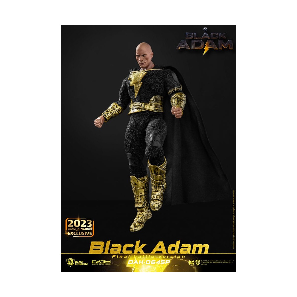 Beast Kingdom - Black Adam Final Battle Version - Black Adam - figura de acción 1/9 Dynamic Action Heroes