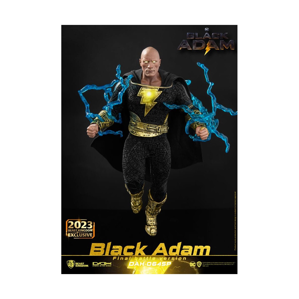 Beast Kingdom - Black Adam Final Battle Version - Black Adam - figura de acción 1/9 Dynamic Action Heroes