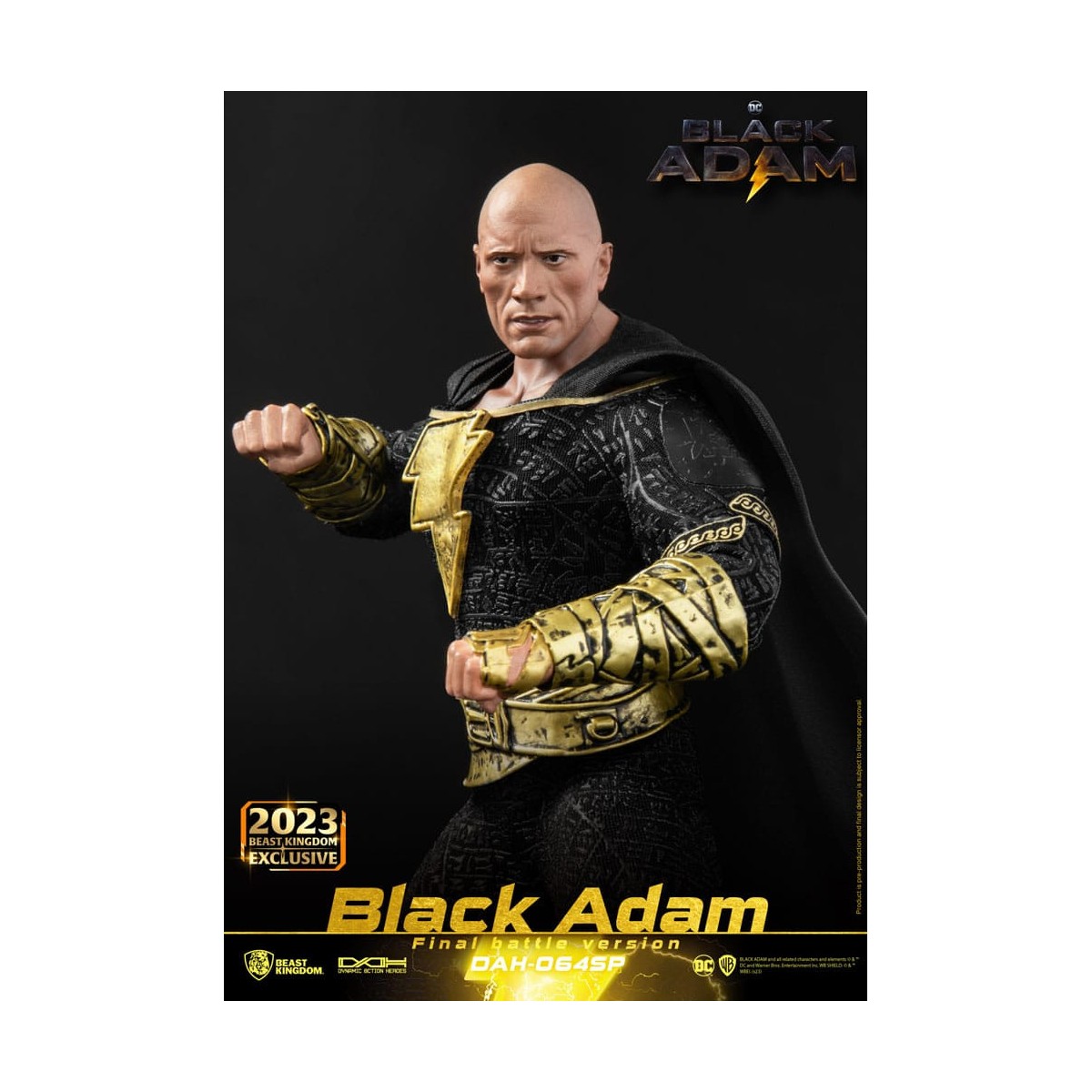Beast Kingdom - Black Adam Final Battle Version - Black Adam - figura de acción 1/9 Dynamic Action Heroes