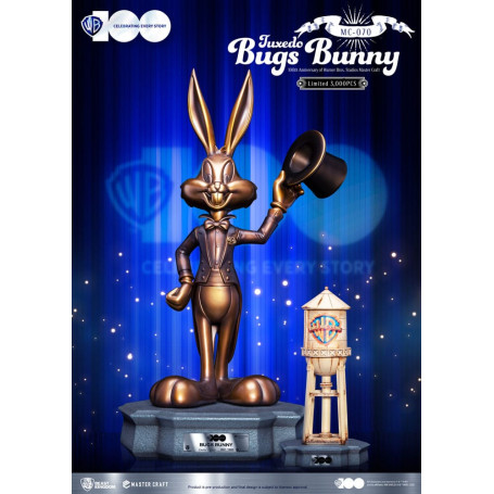 Beast Kingdom Disney - Master Craft - Tuxedo Bugs Bunny - Looney Tunes 100 aniversario de los estudios Warner Bros