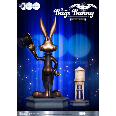 Beast Kingdom Disney - Master Craft - Tuxedo Bugs Bunny - Looney Tunes 100 aniversario de los estudios Warner Bros