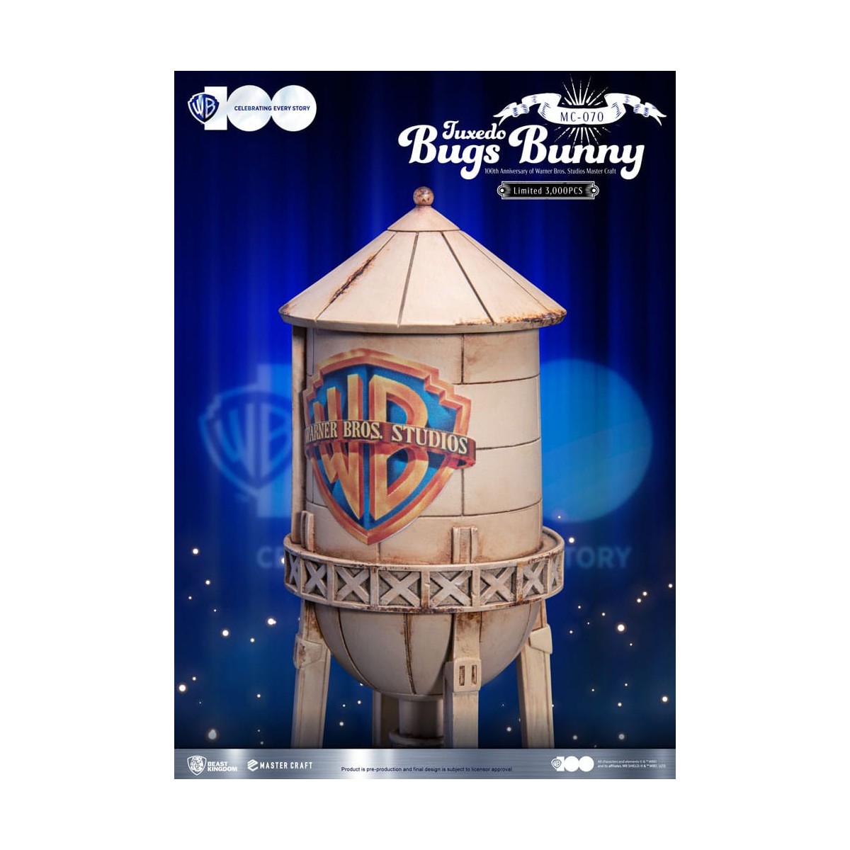 Beast Kingdom Disney - Master Craft - Tuxedo Bugs Bunny - Looney Tunes 100 aniversario de los estudios Warner Bros
