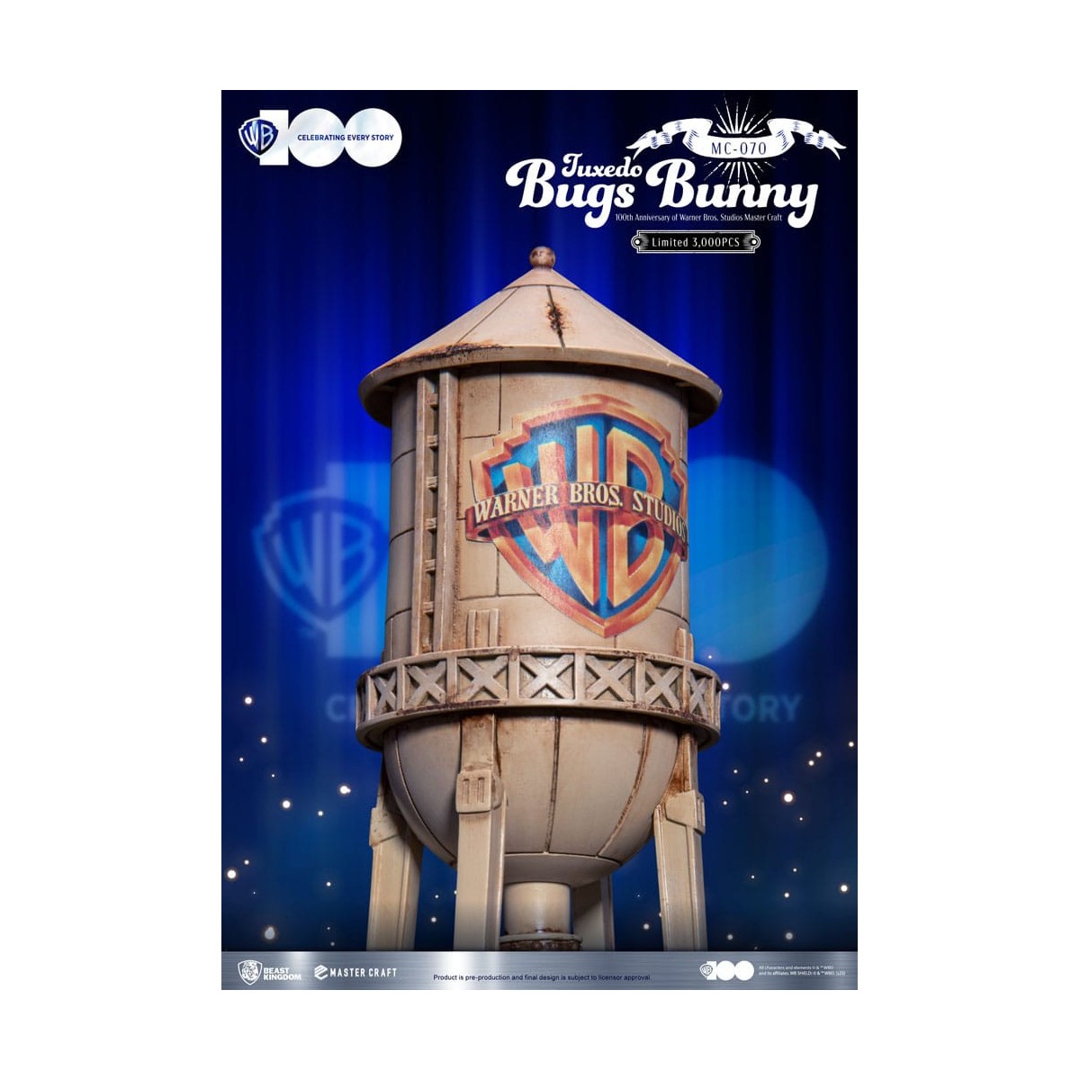Beast Kingdom Disney - Master Craft - Tuxedo Bugs Bunny - Looney Tunes 100 aniversario de los estudios Warner Bros
