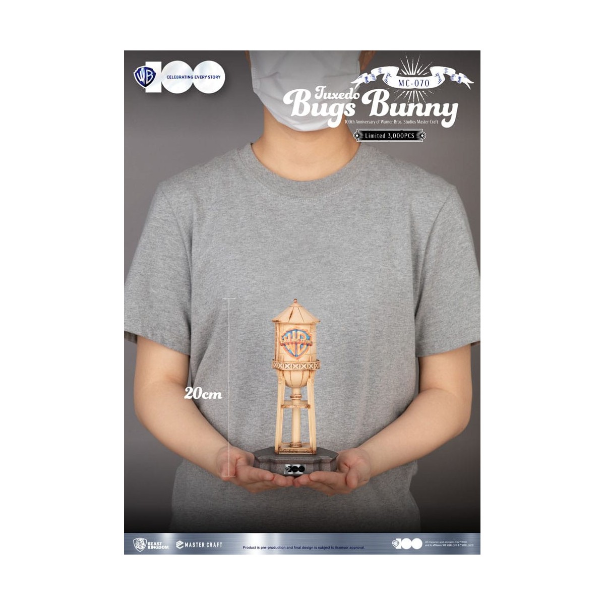 Beast Kingdom Disney - Master Craft - Tuxedo Bugs Bunny - Looney Tunes 100 aniversario de los estudios Warner Bros