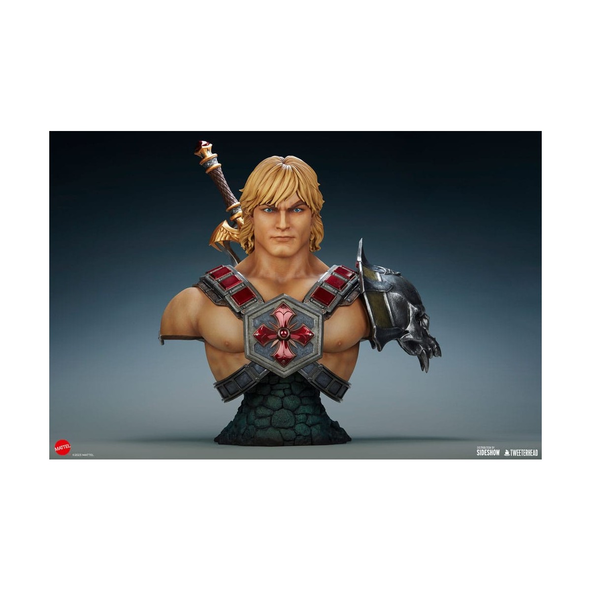 Tweeterhead - Busto MUSCLOR 1:1 - Busto HE-MAN 1:1 - Masters of the Universe Legends