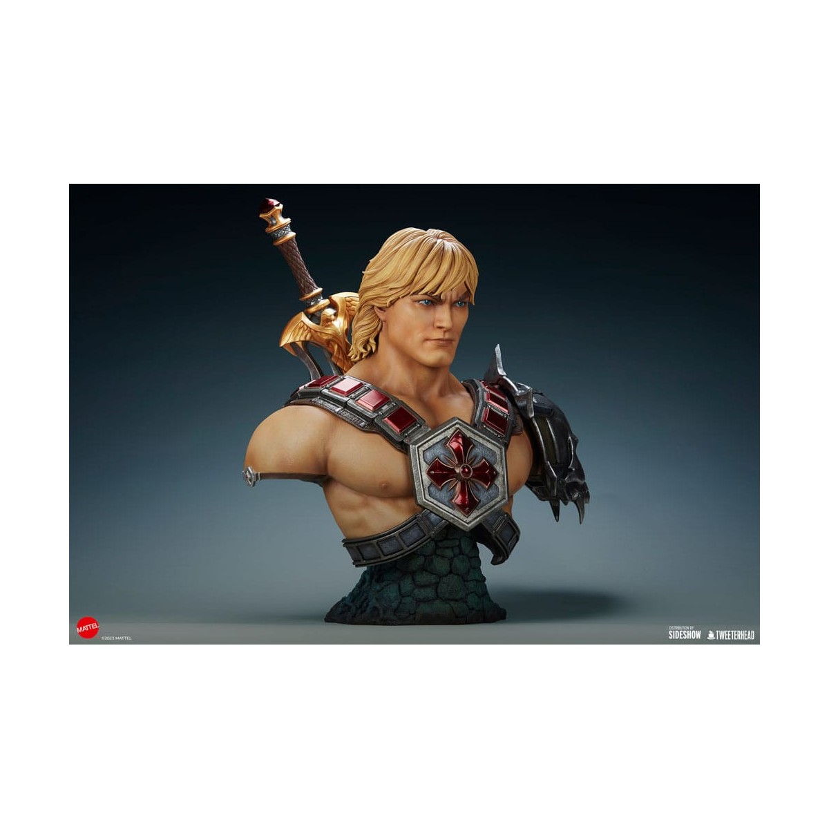 Tweeterhead - Busto MUSCLOR 1:1 - Busto HE-MAN 1:1 - Masters of the Universe Legends