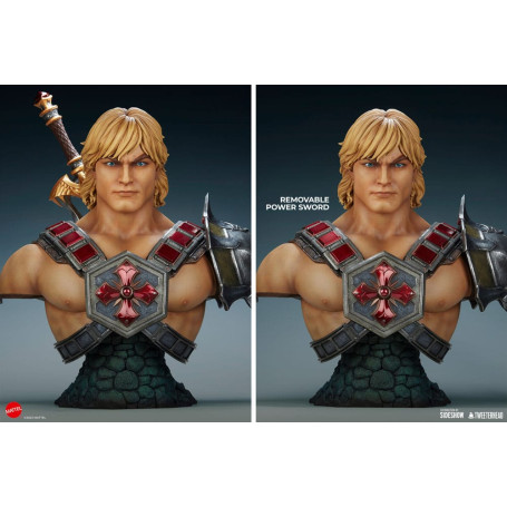 Tweeterhead - Busto MUSCLOR 1:1 - Busto HE-MAN 1:1 - Masters of the Universe Legends