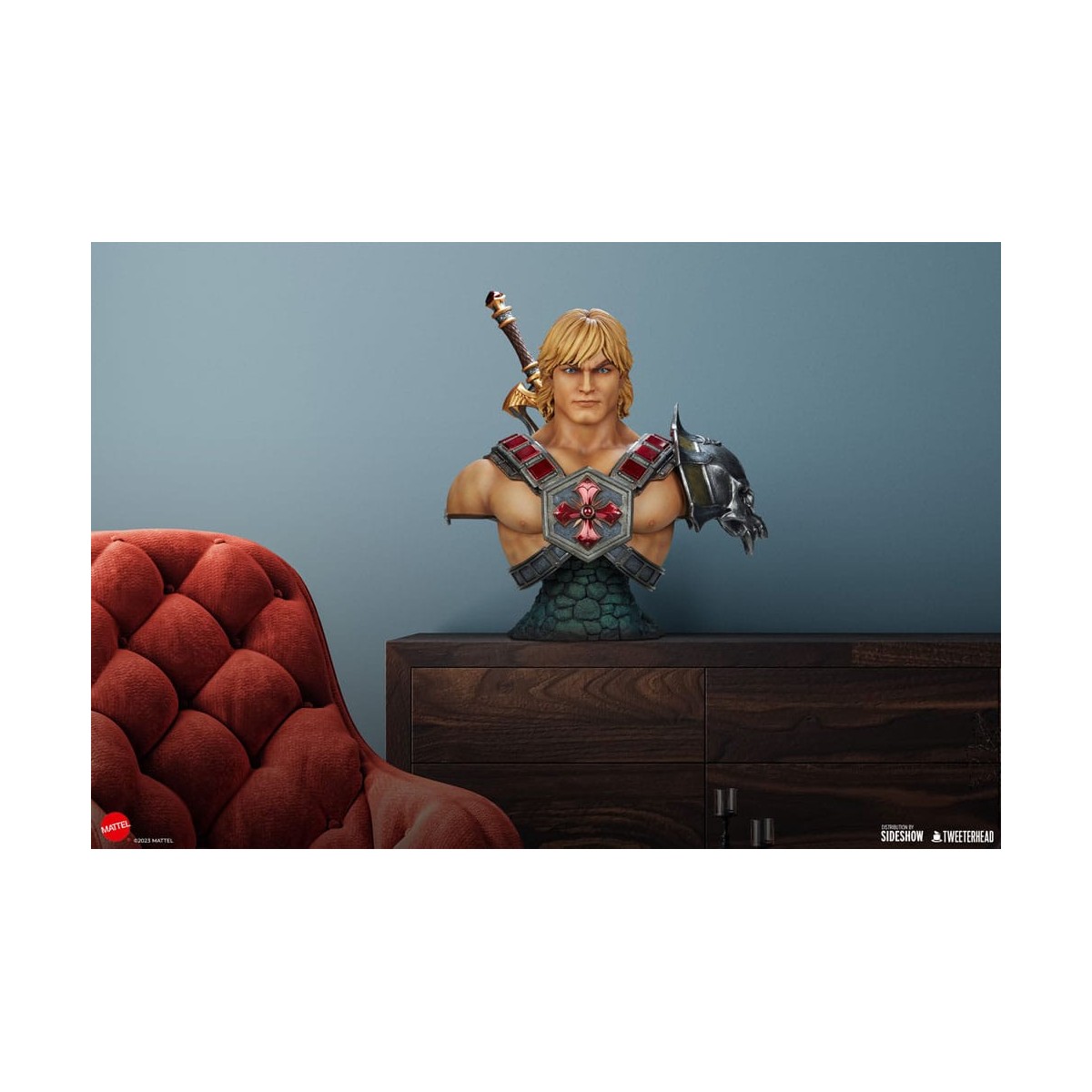 Tweeterhead - Busto MUSCLOR 1:1 - Busto HE-MAN 1:1 - Masters of the Universe Legends