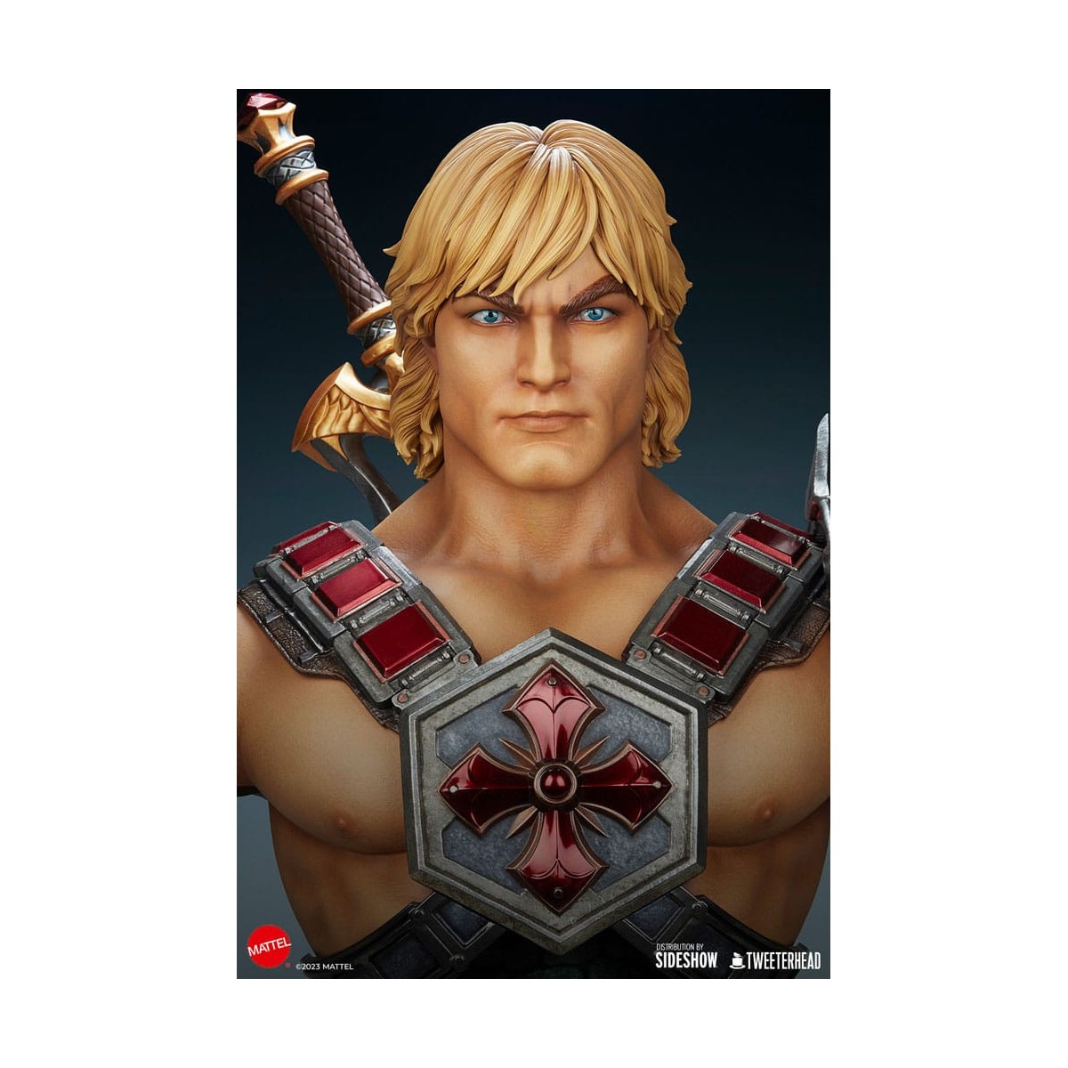 Tweeterhead - Busto MUSCLOR 1:1 - Busto HE-MAN 1:1 - Masters of the Universe Legends