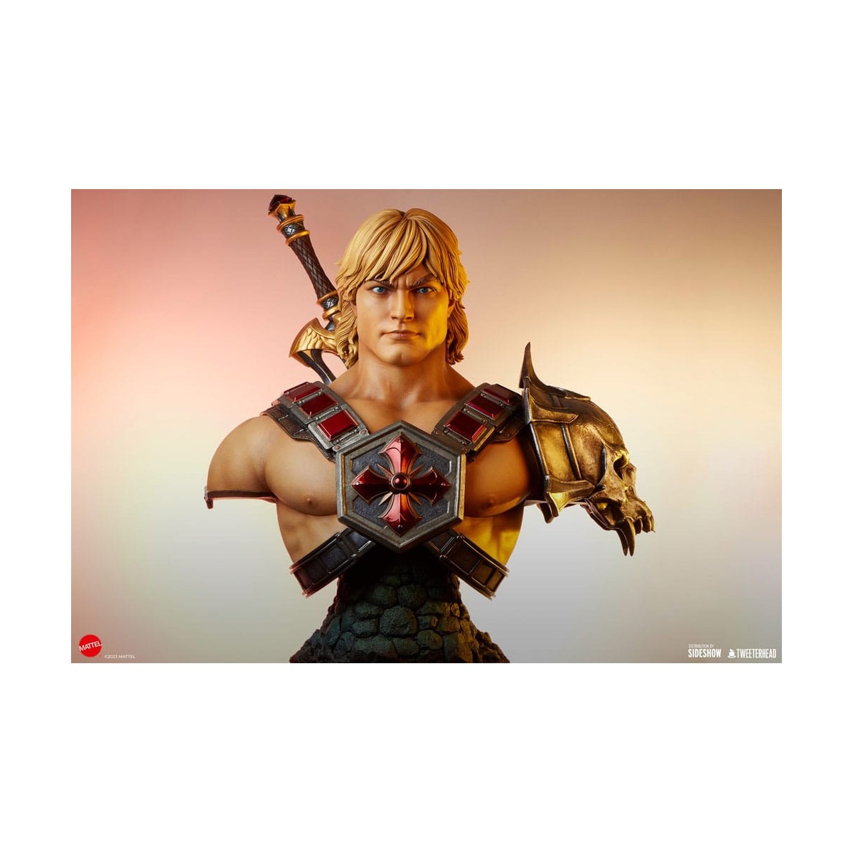 Tweeterhead - Busto MUSCLOR 1:1 - Busto HE-MAN 1:1 - Masters of the Universe Legends