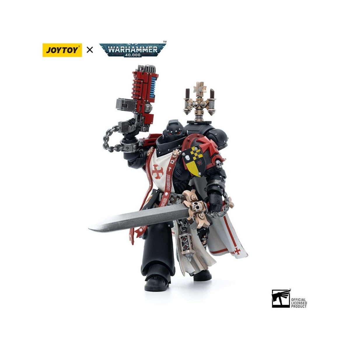 JoyToy Marines Espaciales - Templarios Negros - Hermanos de la Espada Hermano Lombast 1/18 - Warhammer 40K