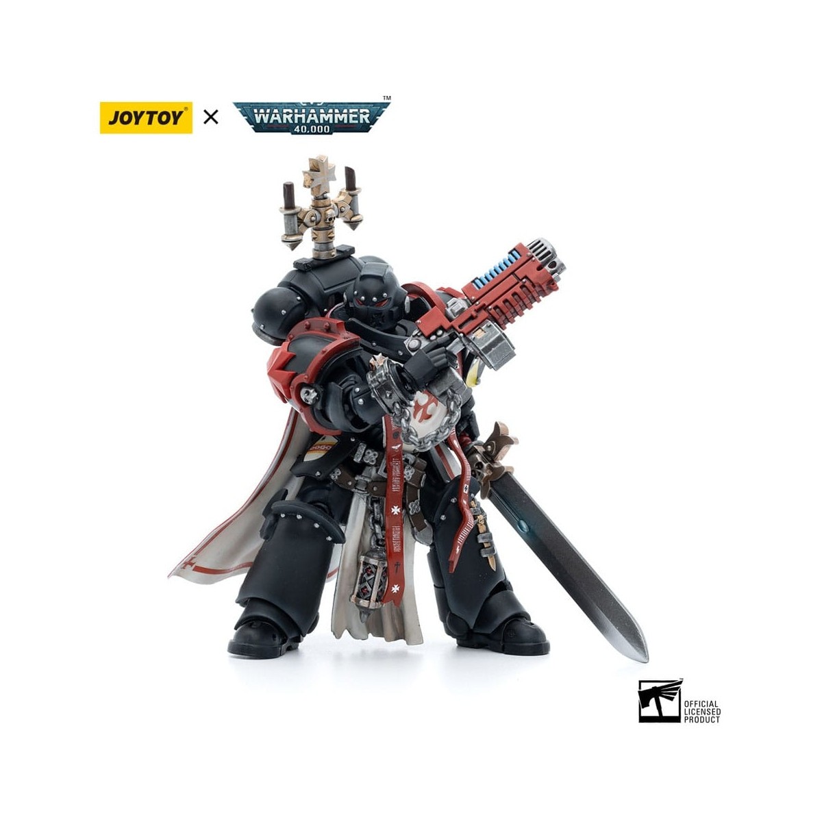 JoyToy Marines Espaciales - Templarios Negros - Hermanos de la Espada Hermano Lombast 1/18 - Warhammer 40K