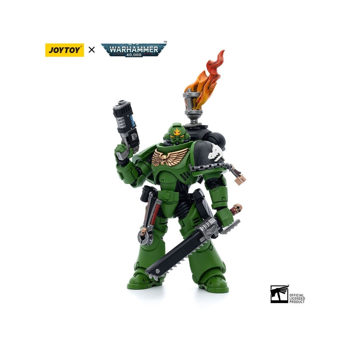 JoyToy Marines Espaciales - Salamandras - Sargento Intercesor Tsek'gan 1/18 - Warhammer 40K
