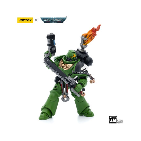 JoyToy Marines Espaciales - Salamandras - Sargento Intercesor Tsek'gan 1/18 - Warhammer 40K