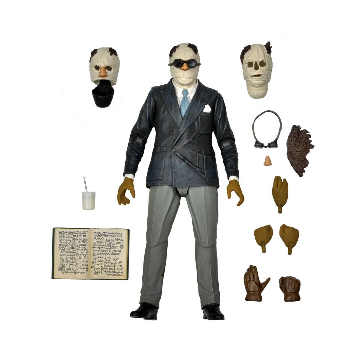 NECA - Ultimate El Hombre Invisible - Monstruos Universales