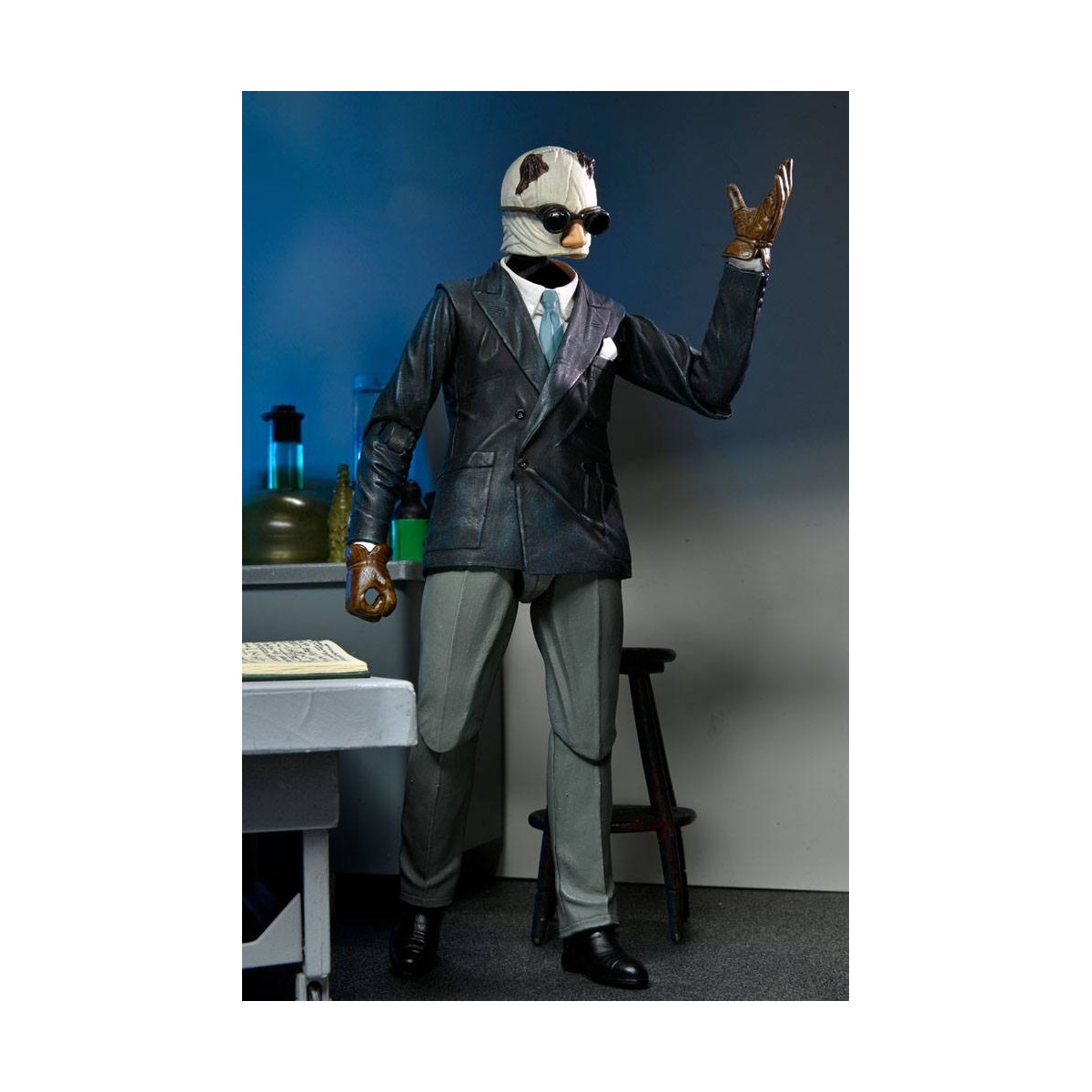 NECA - Ultimate El Hombre Invisible - Monstruos Universales