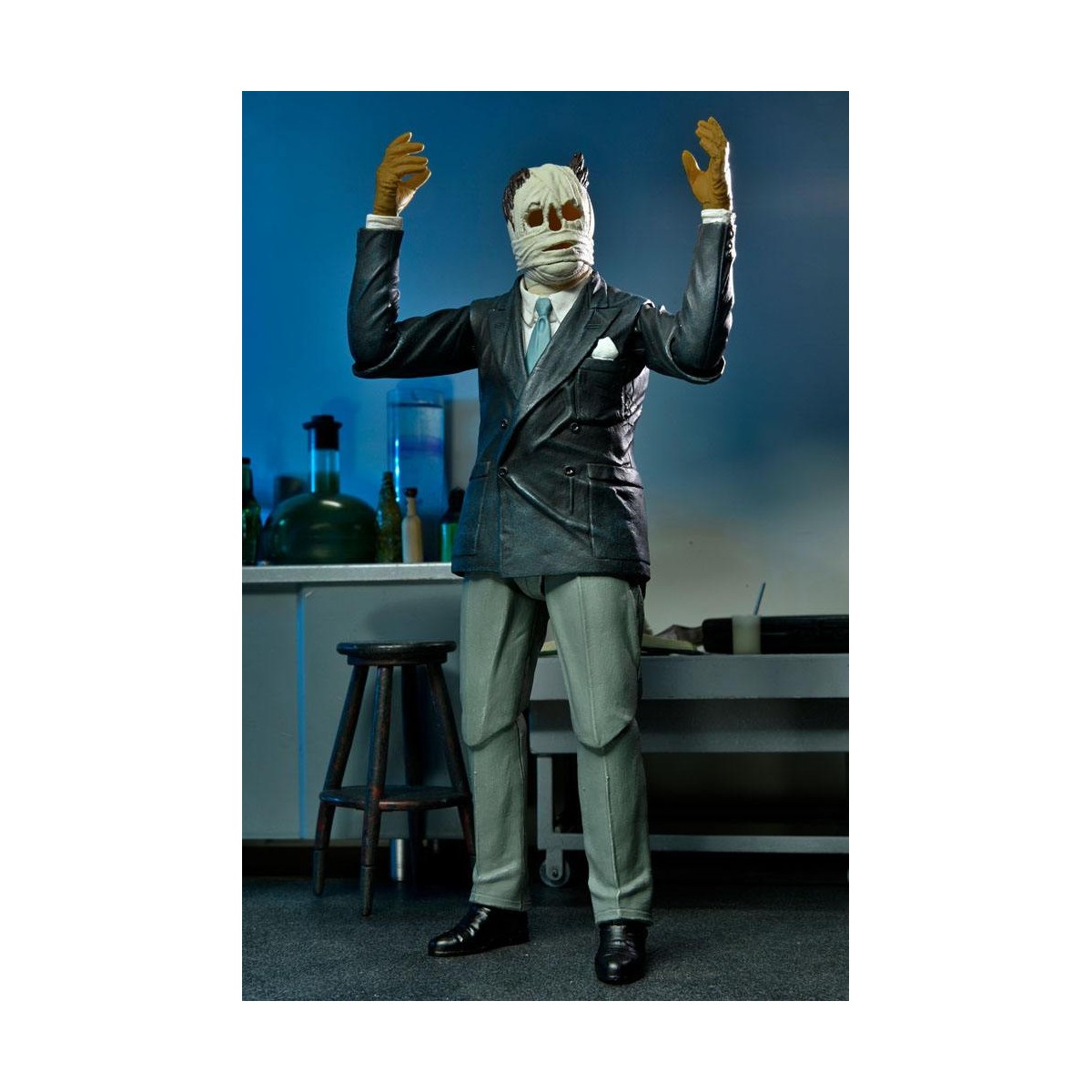 NECA - Ultimate El Hombre Invisible - Monstruos Universales