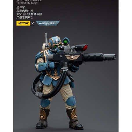 JoyToy Space Marines - Astra Militarum Tempestus - Escuadra Scions 55Th Kappic Eagles Tempestor Scion 1 1/18 - Warhammer 40K