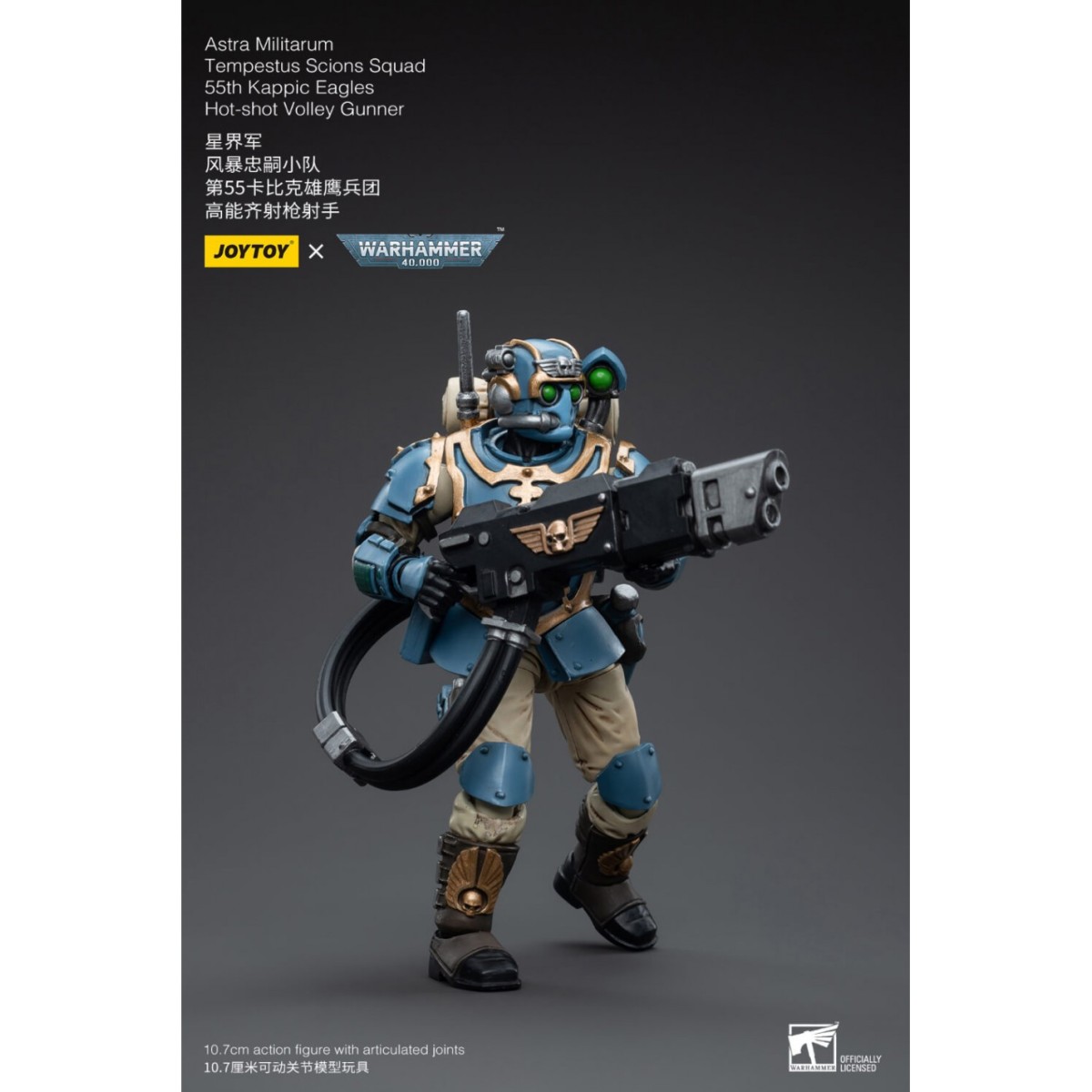 JoyToy Space Marines - Astra Militarum Tempestus - Escuadra Scions 55Th Kappic Eagles Tempestor Scion 1 1/18 - Warhammer 40K