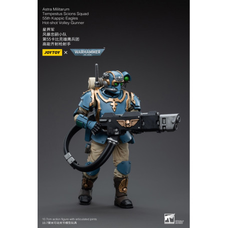 JoyToy Space Marines - Astra Militarum Tempestus - Escuadra Scions 55Th Kappic Eagles Tempestor Scion 1 1/18 - Warhammer 40K