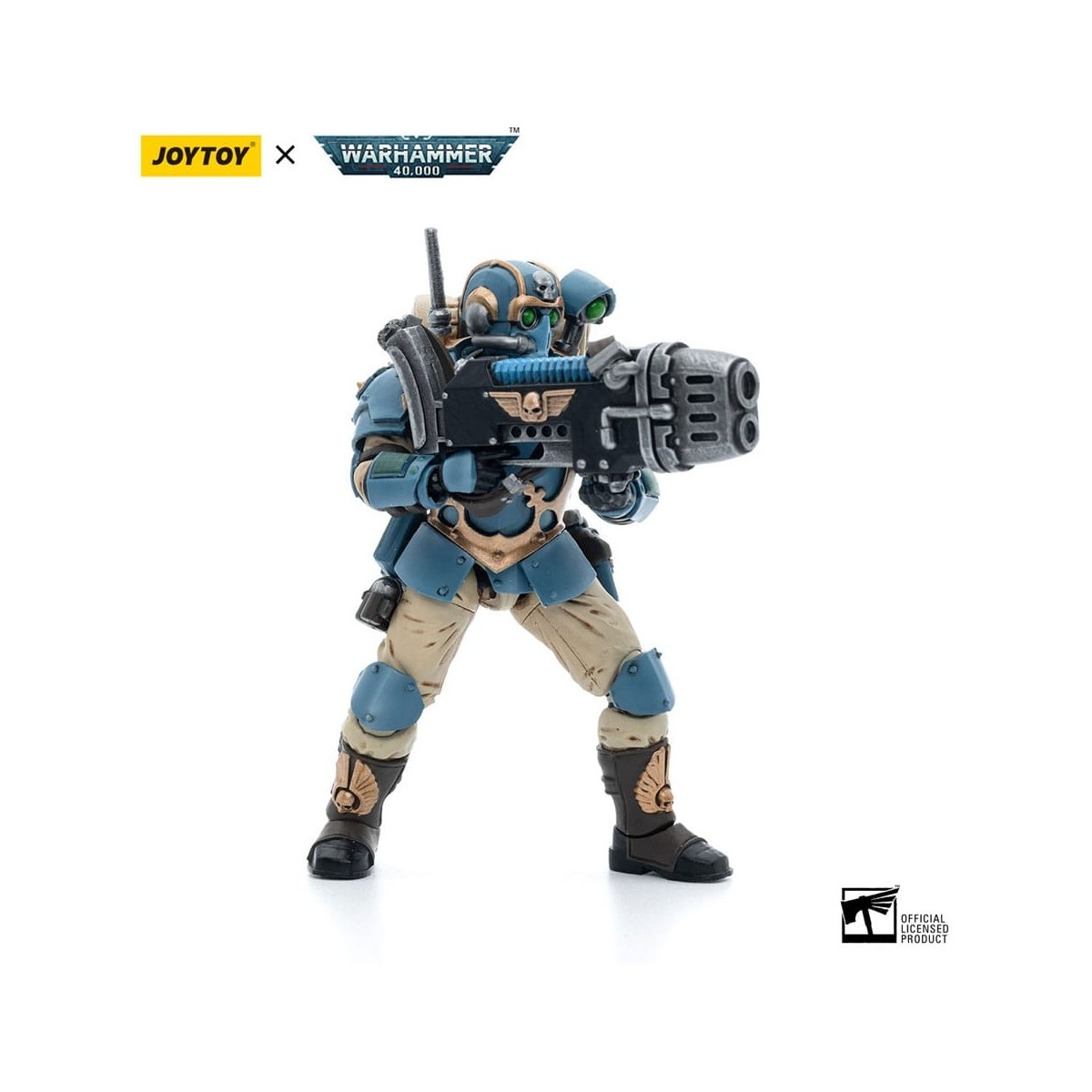 JoyToy Space Marines - Astra Militarum Tempestus - Escuadra Scions 55Th Kappic Eagles Artillero Plasma 1/18 - Warhammer 40K