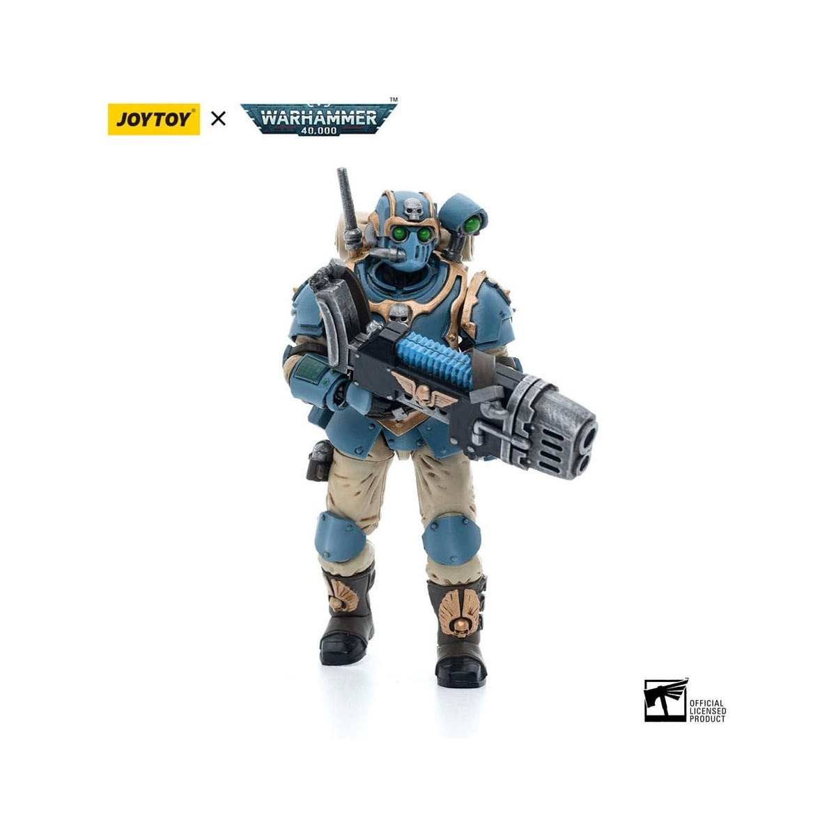 JoyToy Space Marines - Astra Militarum Tempestus - Escuadra Scions 55Th Kappic Eagles Artillero Plasma 1/18 - Warhammer 40K