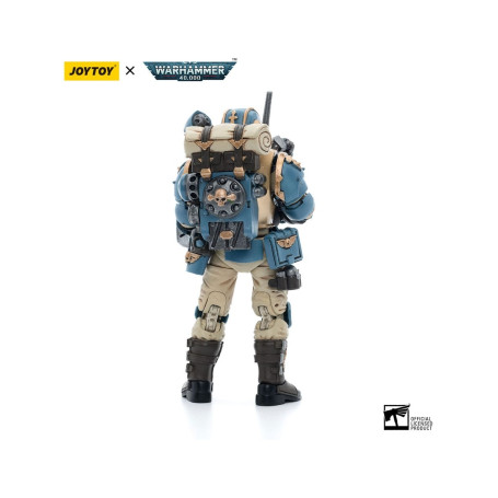JoyToy Space Marines - Astra Militarum Tempestus - Escuadra Scions 55Th Kappic Eagles Artillero Plasma 1/18 - Warhammer 40K