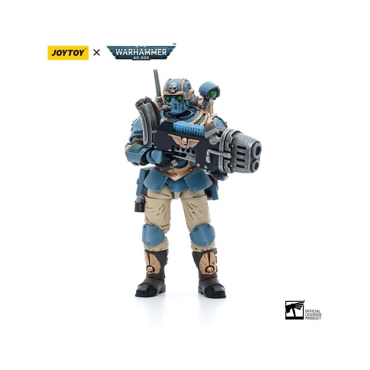 JoyToy Space Marines - Astra Militarum Tempestus - Escuadra Scions 55Th Kappic Eagles Artillero Plasma 1/18 - Warhammer 40K