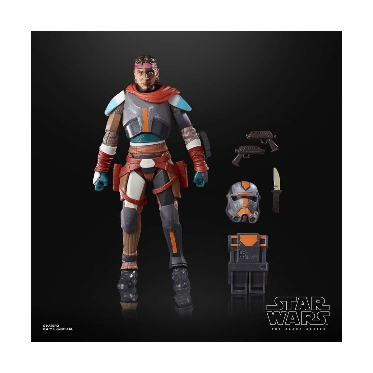 Hasbro Star Wars La Serie Negra - HUNTER (Mercenary Gear) The Bad Batch